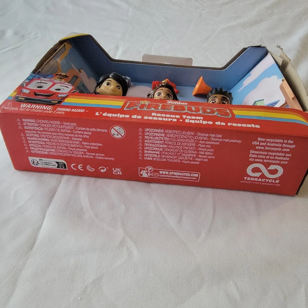 Disney Junior Firebuds Rescue Team 3 Figures With Accessories Toy Gifts